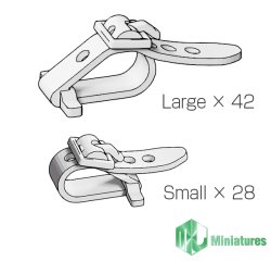 Photo2: MJ Miniatures[MJEZ35035]1/35  WWII US Clamp Tool Set  (easy remove)