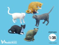 [Passion Models] [P35T-023] 1/35 Cats For Cat Lovers