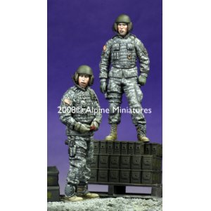 Photo: Alpine Miniatures[AM35071]Modern US AFV Crew Set (2 figures)