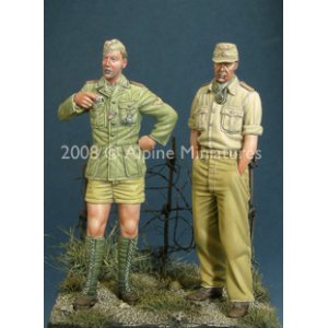 Photo: Alpine Miniatures[AM35074]German DAK Panzer Crew Set (2 figures)