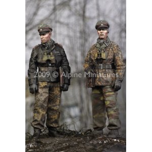 Photo: Alpine Miniatures[AM35077]LAH Officers in the Ardennes Set (2 figures)