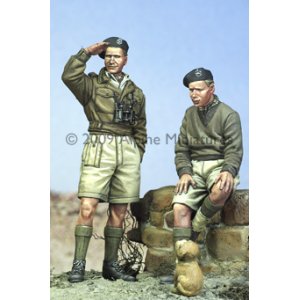 Photo: Alpine Miniatures[AM35080]British Armoured Crew Set (2 Figures and Puppy)