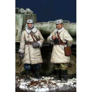 Photo: Alpine Miniatures[AM35092]WW2 Russian AFV Crew Set (2 Figures)