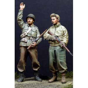 Photo: Alpine Miniatures[AM35110]WW2 US Infantry Set (2 Figures)