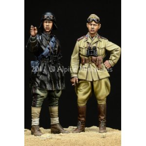 Photo: Alpine Miniatures[AM35124]WW2 Italian AFV Crew Set (2 Figures)