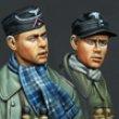 Photo5: Alpine Miniatures[AM35138]Panzer Officer 1 Pz. Div. Set (2 Figures)