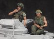 Photo3: Alpine Miniatures[AM35162]US Tanker Vietnam War Set (2 Figures)