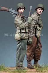 Photo: Alpine Miniatures[AM35171]WW2 US Infantry Set (2 Figures)