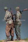 Photo6: Alpine Miniatures[AM35171]WW2 US Infantry Set (2 Figures)