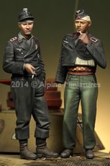 Photo: Alpine Miniatures[AM35183]German Panzer Crew Set