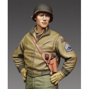 Photo: Alpine Miniatures[AM35218]US 3rd Armored Division Staff Sergeant