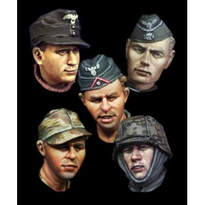 Photo: Alpine Miniatures[H018]WW2 German Heads Set #2