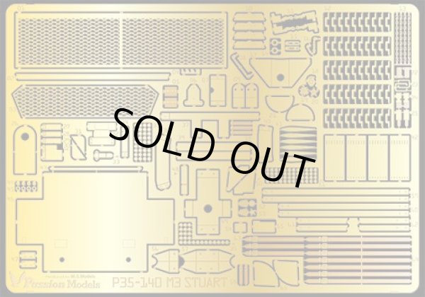 Photo1: [Passion Models] [P35-140] 1/35 U.S. Light Tank M3 STUART Late Production PE Set