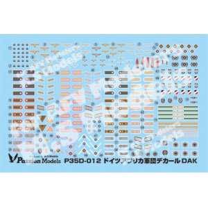 Photo: [Passion Models] [P35D-012]1/35 AFRIKAKORPS DAK Decal Set