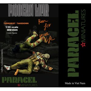 Photo: Paracel Miniatures[MW3505] TERRORIST TAKE DOWN(2 resin figures)