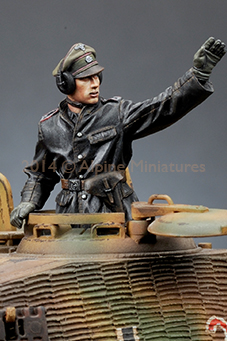 Photo1: Alpine Miniatures[AM35174]SS Panzer Commander Set (2 Figures)