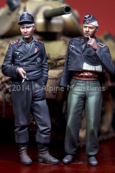 Photo2: Alpine Miniatures[AM35183]German Panzer Crew Set