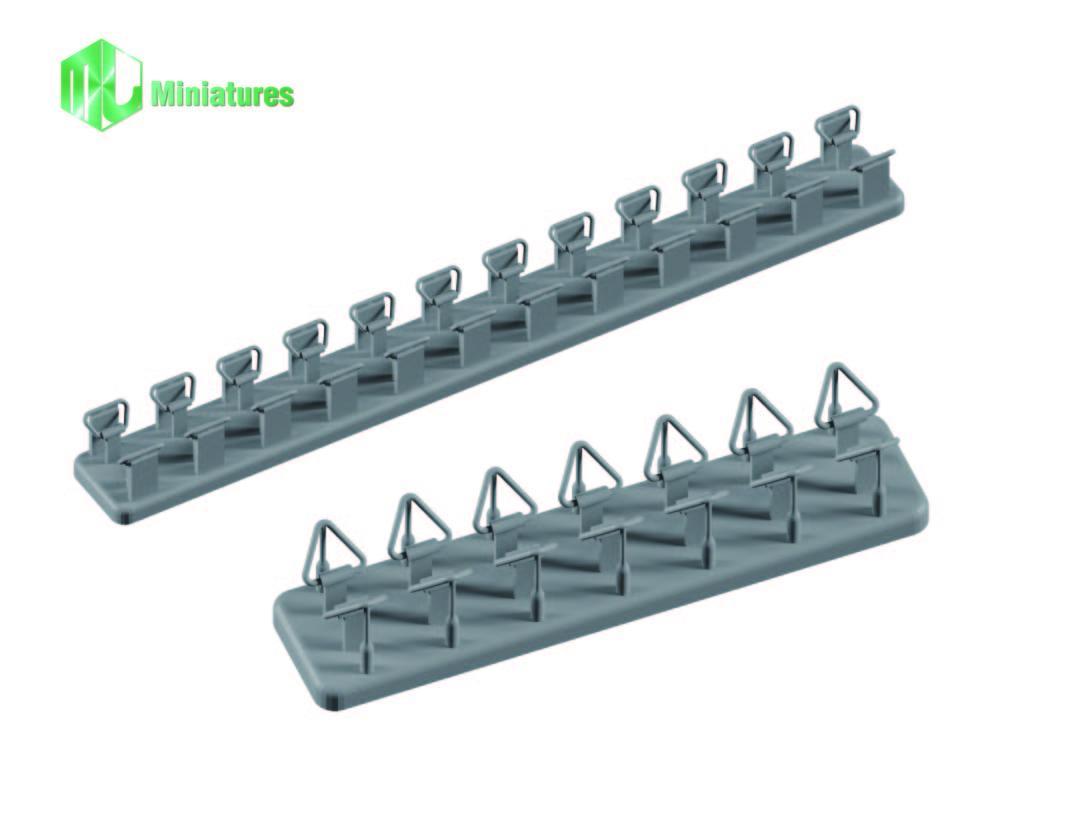 Photo1: MJ Miniatures[MJEZ35026]1/35 M47/M48/M60 Engine Panel Handle Set