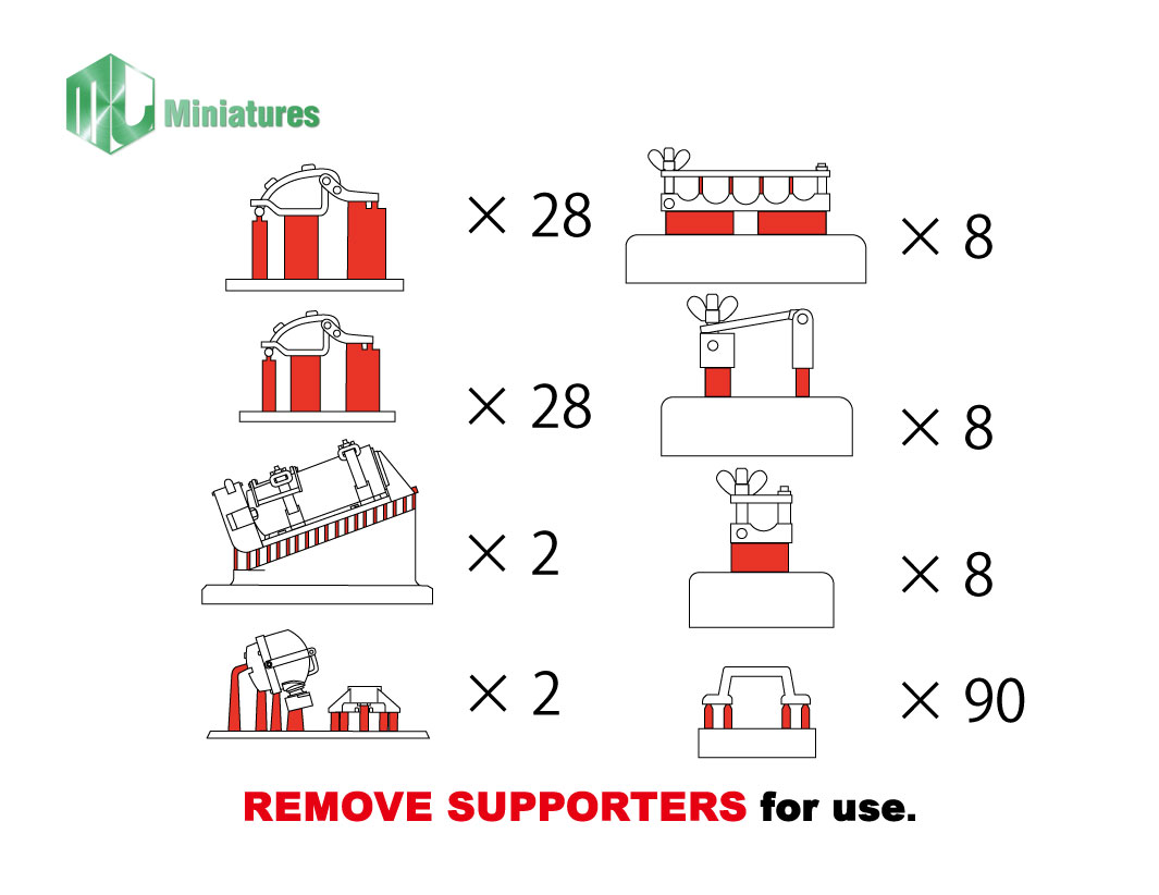 Photo2: MJ Miniatures[MJEZ35027]1/35 German Army Clamp Tool Set Early Type