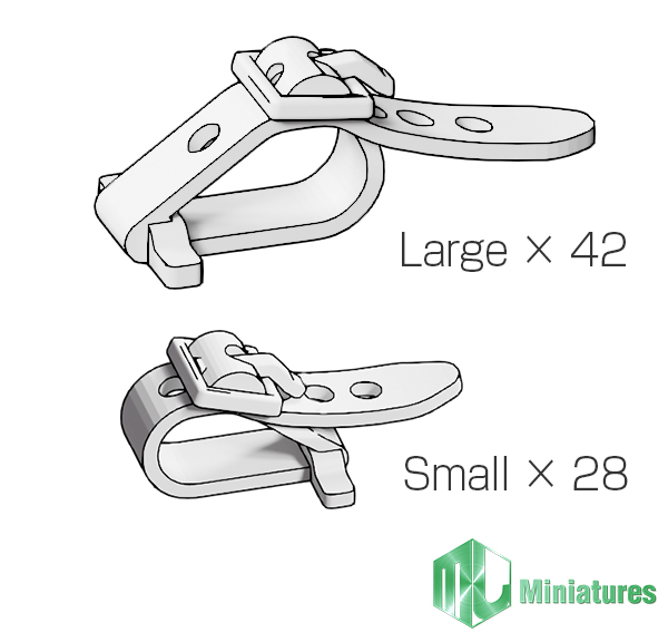 Photo2: MJ Miniatures[MJEZ35035]1/35  WWII US Clamp Tool Set  (easy remove)