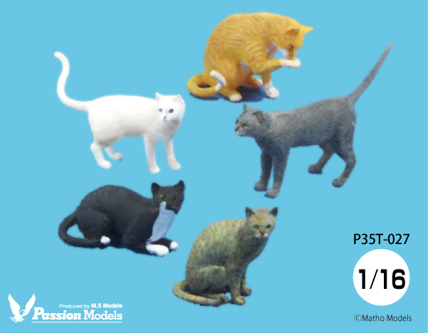 Photo3: [Passion Models][P35T-027-4]1/16 Cats For Cat Lovers⑷